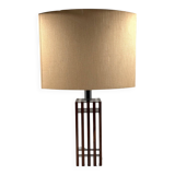 Hollywood regency wood and lucite table lamp base, Italy, 1970s