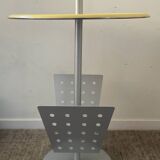 Post-Modern metal side table from the 1980s
