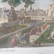 Framed engraving port of Bordeaux