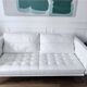 Cassina leather sofa by Philippe Starck