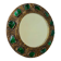 Italian mid-century mirror by Creaciones Gobesso, green Murano rock crystals, 1960s