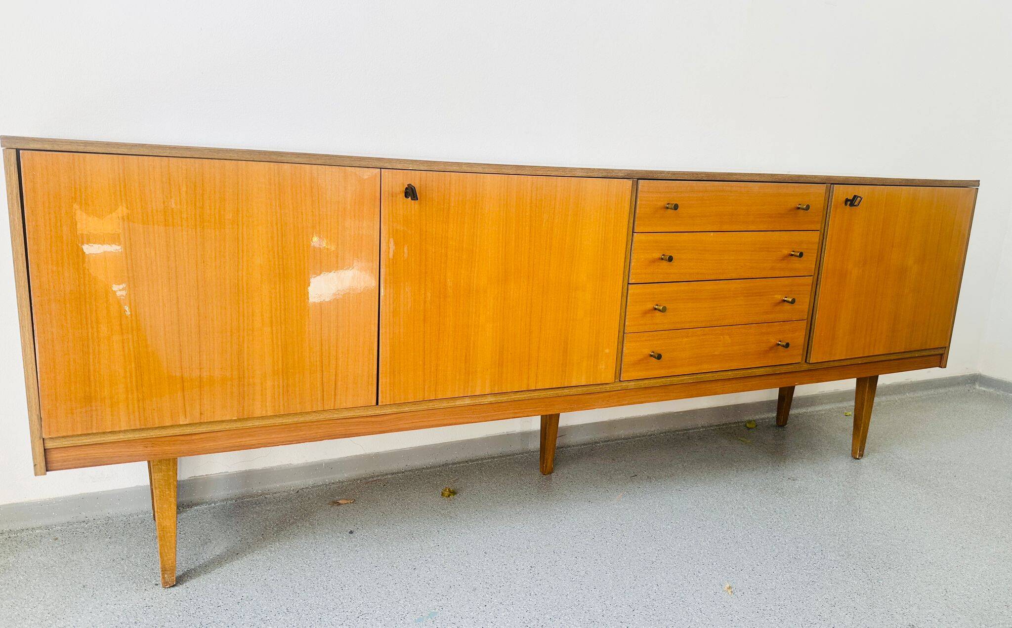 Large Mid-Century Sideboard 'Soziales Wohnen' 1960