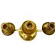 Brass three-arm candlestick