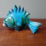 Fish in Vallauris barbotine