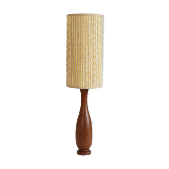 Scandinavian-style wooden lamp