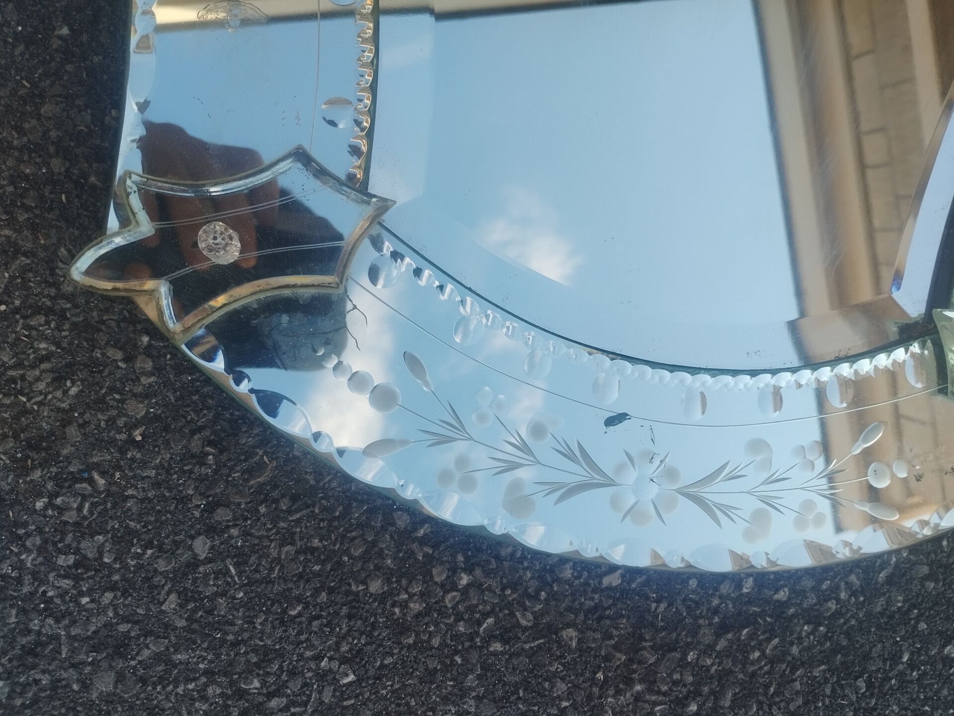 Ancient Venetian mirror