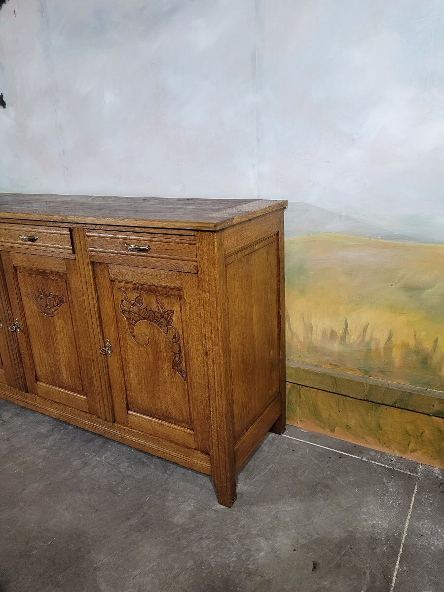 Enfilade art déco en chêne