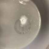 Compotier E. Charbonnier, Salins, Terre de Fer, modele campagne, made in france, motif de fleurs