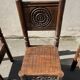 Set of 4 Breton chairs in solid wood