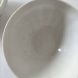 vintage faceted farmhouse duo of bowls