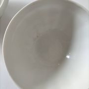 vintage faceted farmhouse duo of bowls