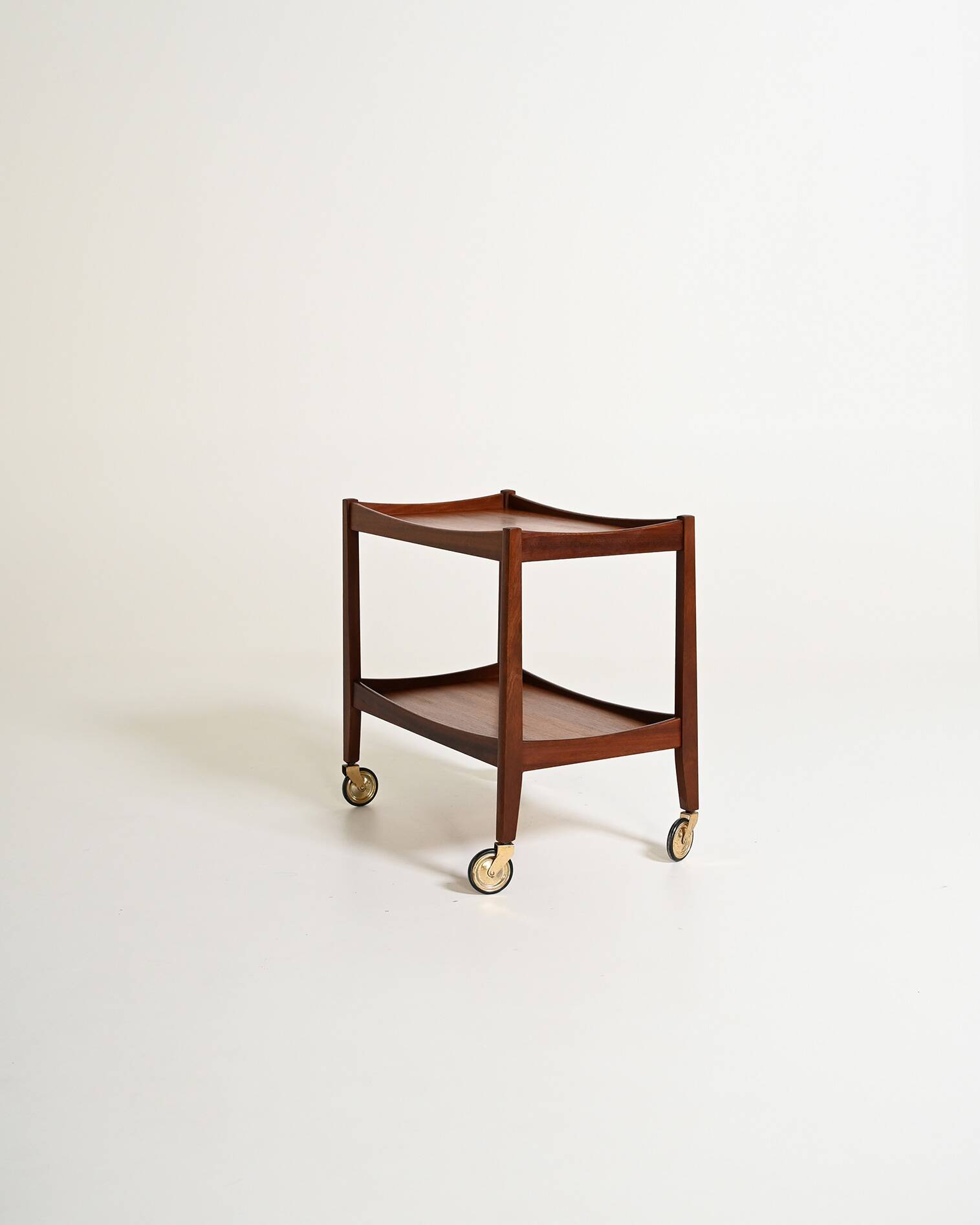 Scandinavian teak trolley, 1960s