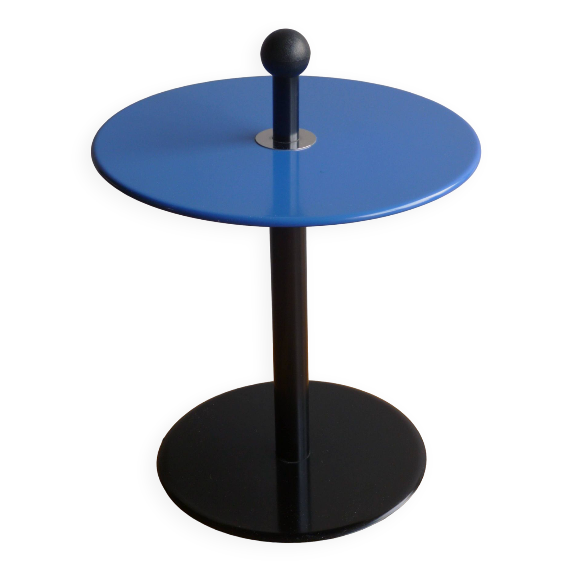 Postmodern pedestal table, 80s