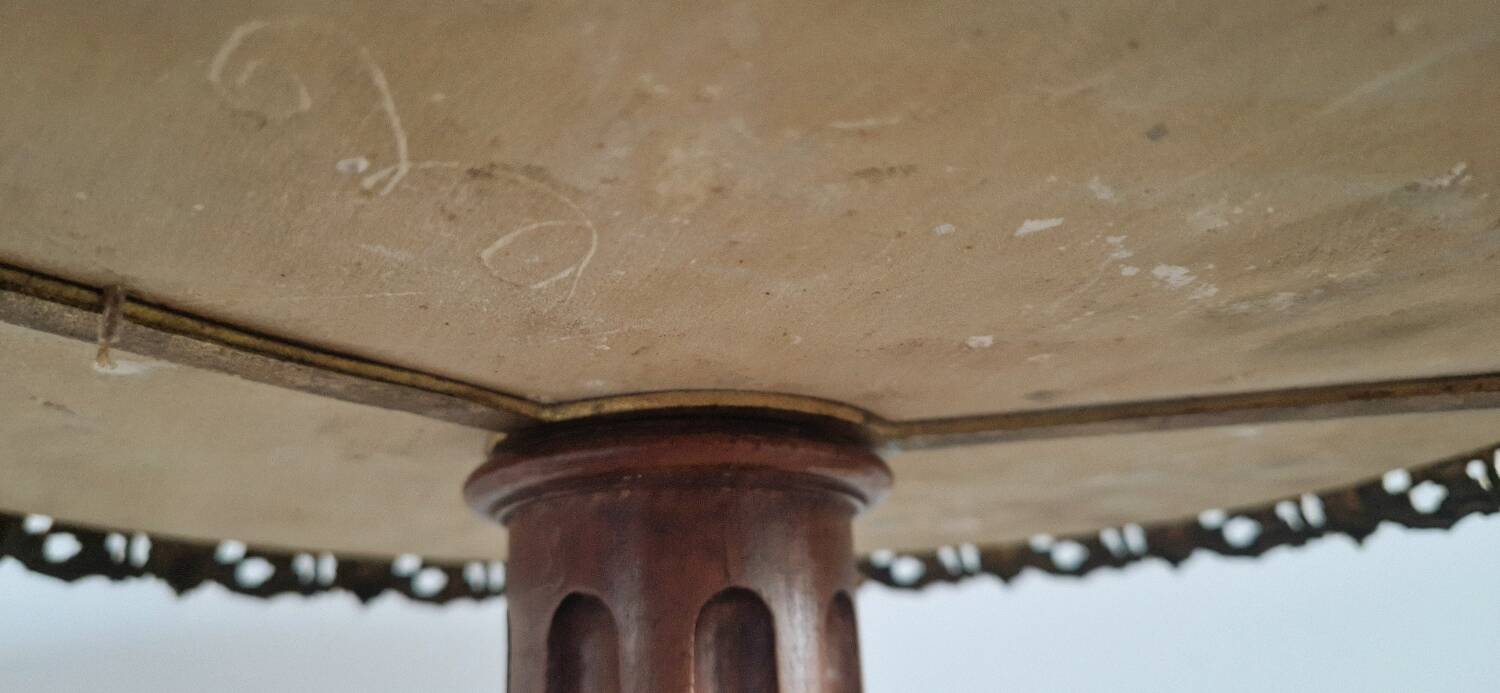 Louis xvi style high pedestal table