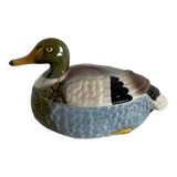 Ceramic duck signed Michel Caugant