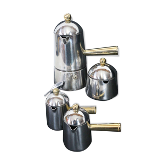 Four moka,coffee maker Carmencita design Marco Zanuso for Lavazza