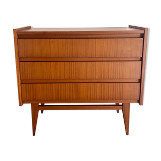 Scandinavian style teak chest of drawers