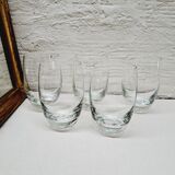 Set of 5 orangeade glasses