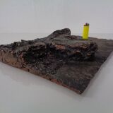 Large copper-coloured German Shepherd relief, 1960s