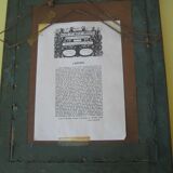 Old painting, oil on cardboard, René Champion