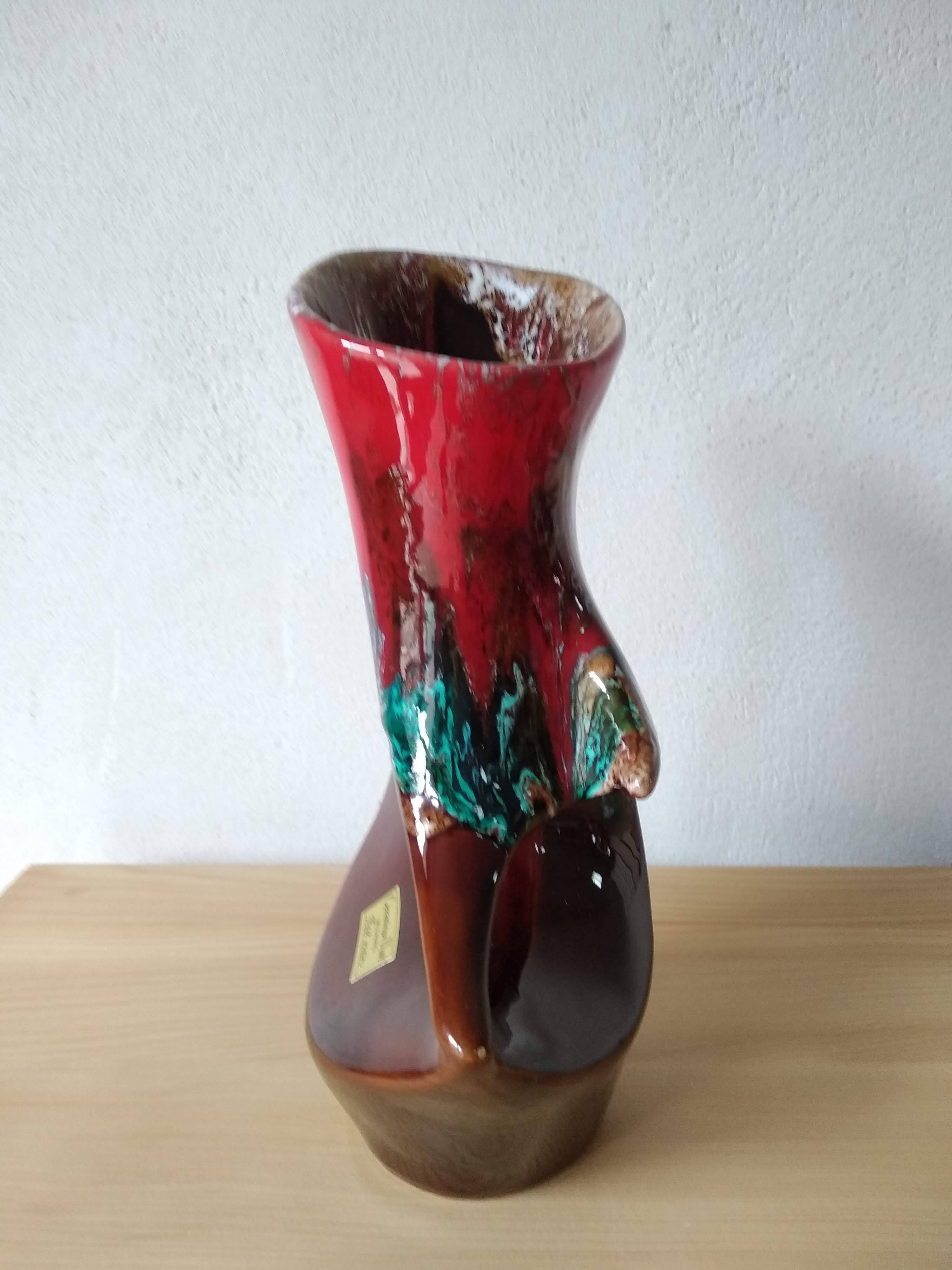 Vintage Vallauris ceramic vase