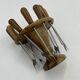 Porte mini fourchettes en bois