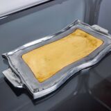 Brutalist pocket emptier by Leopold, bronze and aluminum 1970, Spain