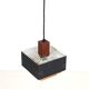 Suspension très rare par Leo Forell / Taito Oy / Finlande / Cuivre / Teck / Design moderne du milieu du siècle / Années 1960