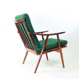 Fauteuil vintage Boomerang par Ton, Tchécoslovaquie 1960