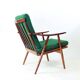 Fauteuil vintage Boomerang par Ton, Tchécoslovaquie 1960