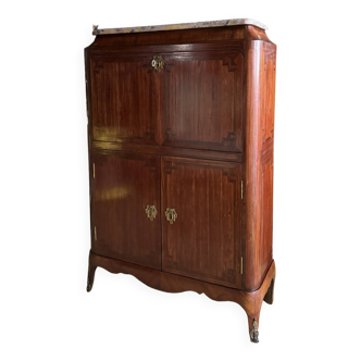Children's secretary stamped jansen in rosewood - 20th century