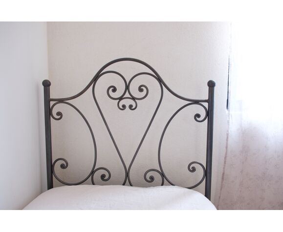 Wrought Iron Bed Selency, Leann Graceful Scroll Bronze Iron Bed Frame Full