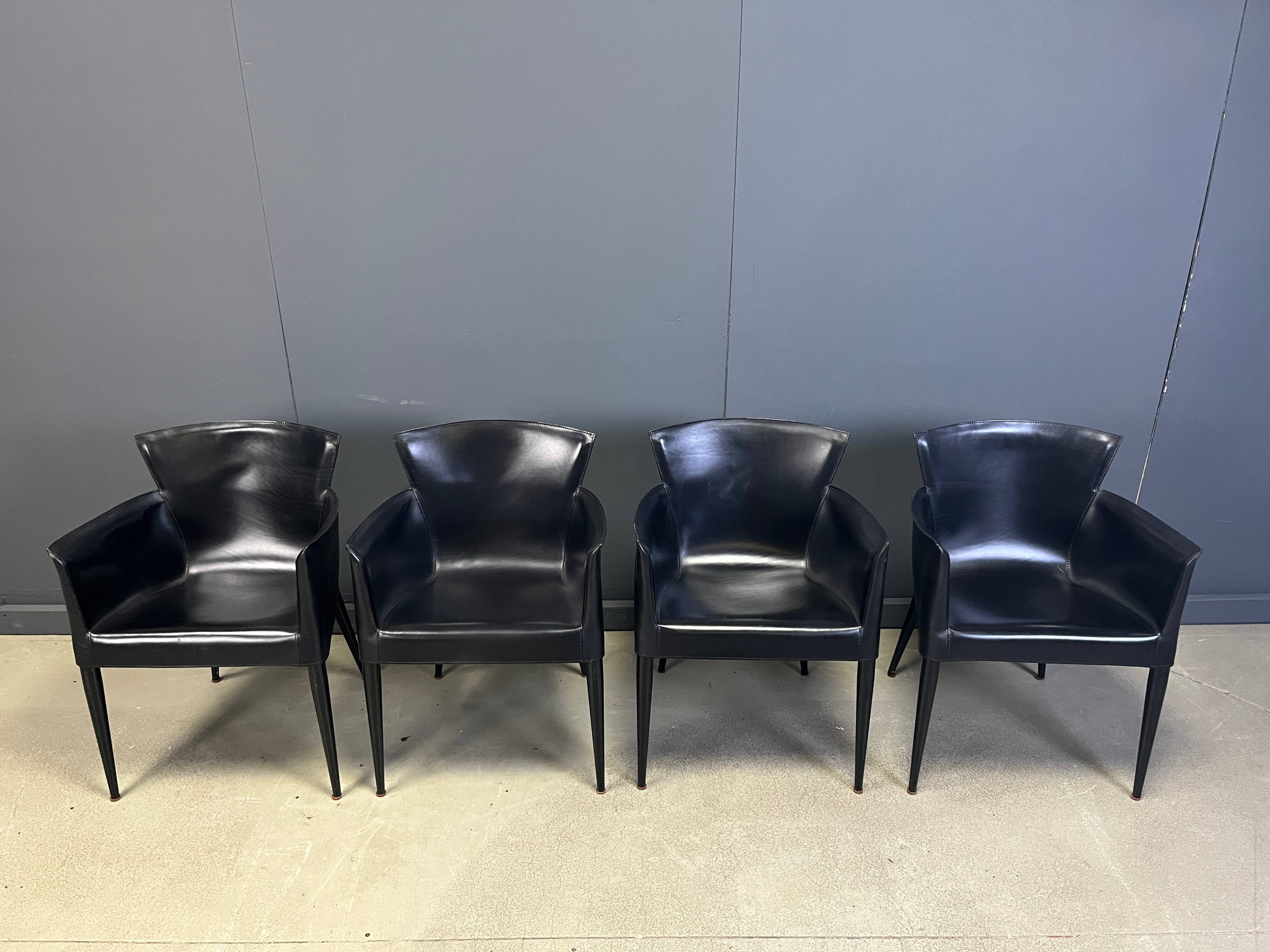 Vela dining chairs by Carlo Bartoli for Matteo Grassi, 1980s