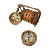 Vintage set of 6 butterfly coasters