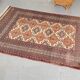 Tapis oriental pakistan gris-pourpre 196cm x 126cm