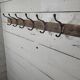 School coat rack with 6 hooks, 100cms L