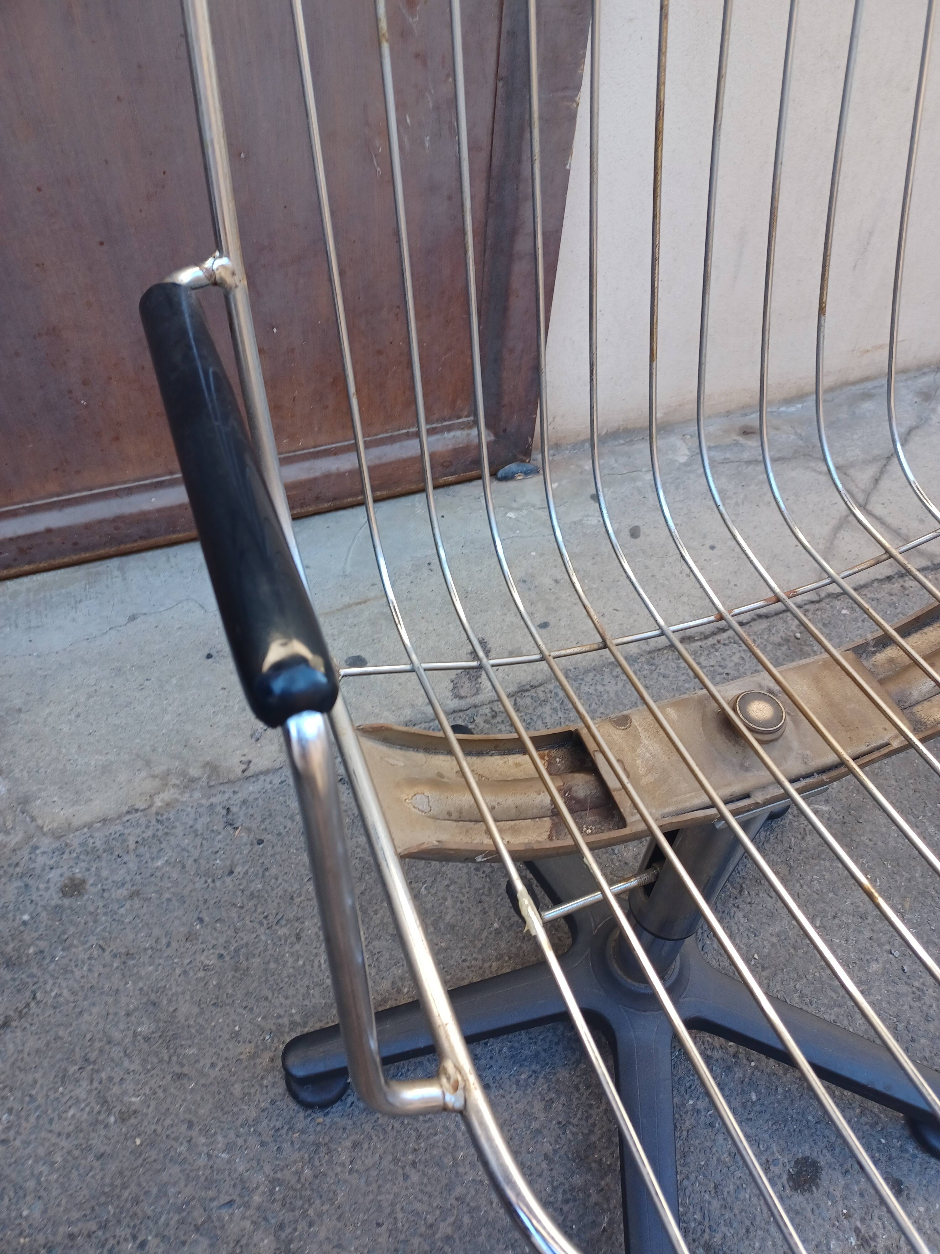 Pair of armchairs, 80's