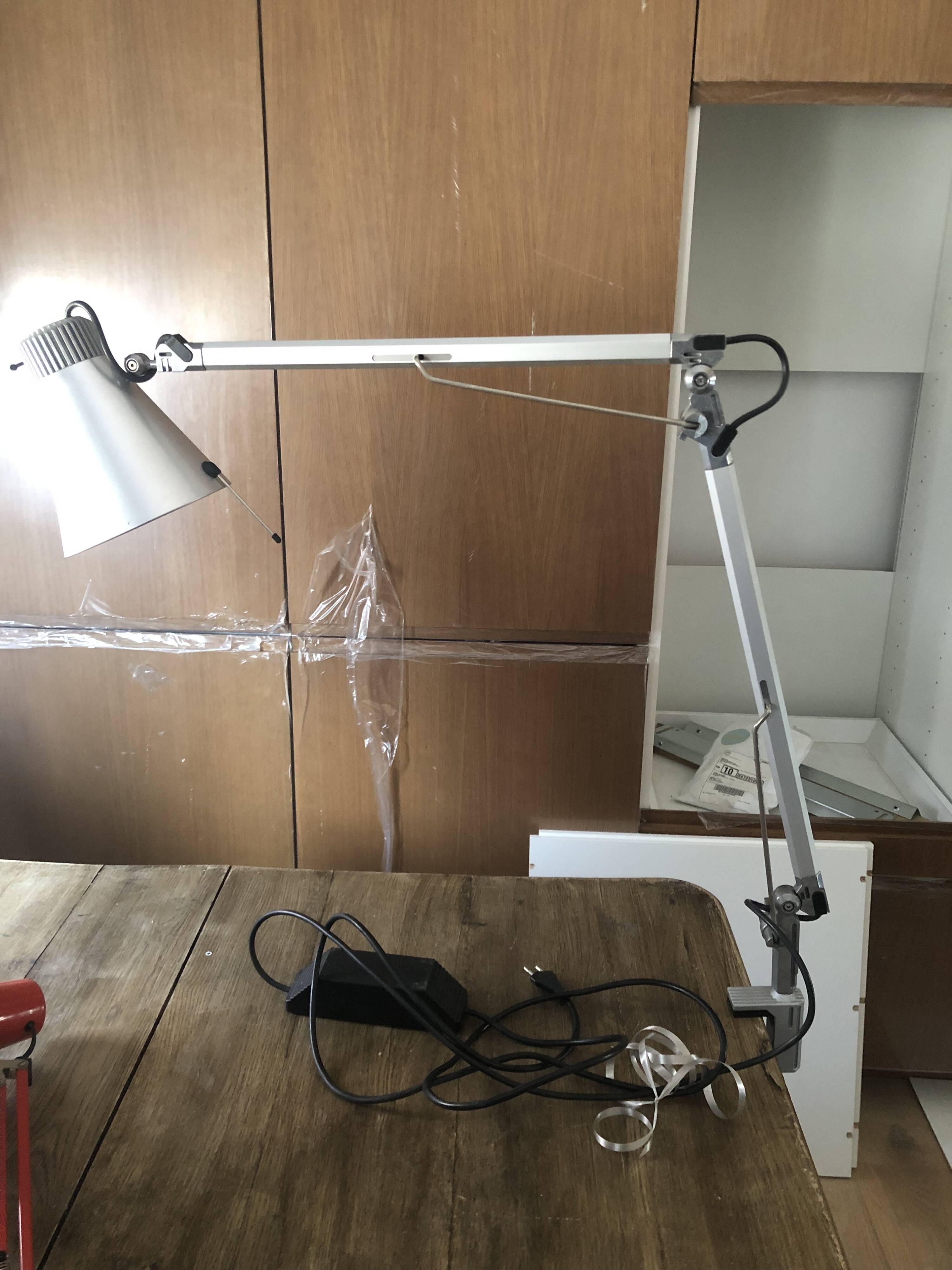 Vintage articulated lamp brand ERCO