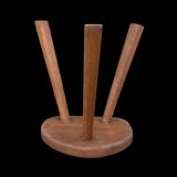 Antique solid wood tripod farm stool – Milking stool