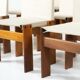Ensemble de 12 chaises de salle à manger Monk par Afra & Tobia Scarpa pour Molteni, années 1970