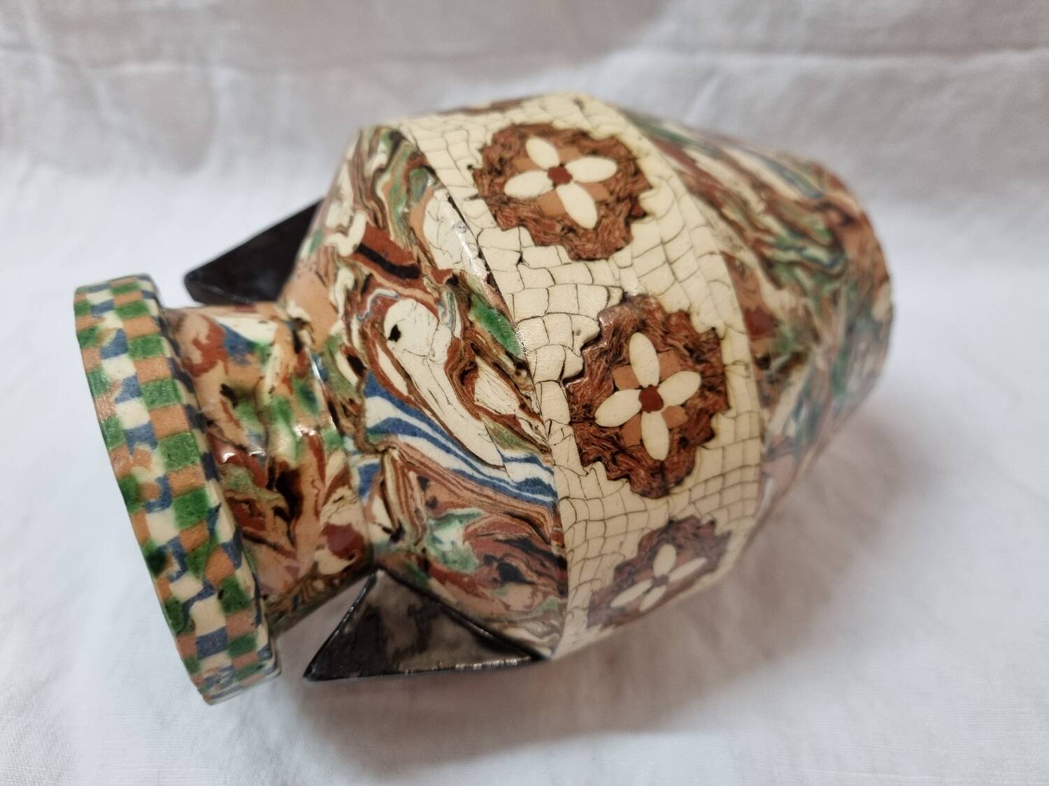 J.Gerbino mosaic vase from 1930