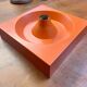 Orange wall lamp Klaus Hempel Kaiser Leuchten, 1970