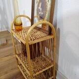 Vintage rattan horse