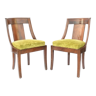 Pair of gondola chairs
