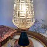 Vintage glass table lamp