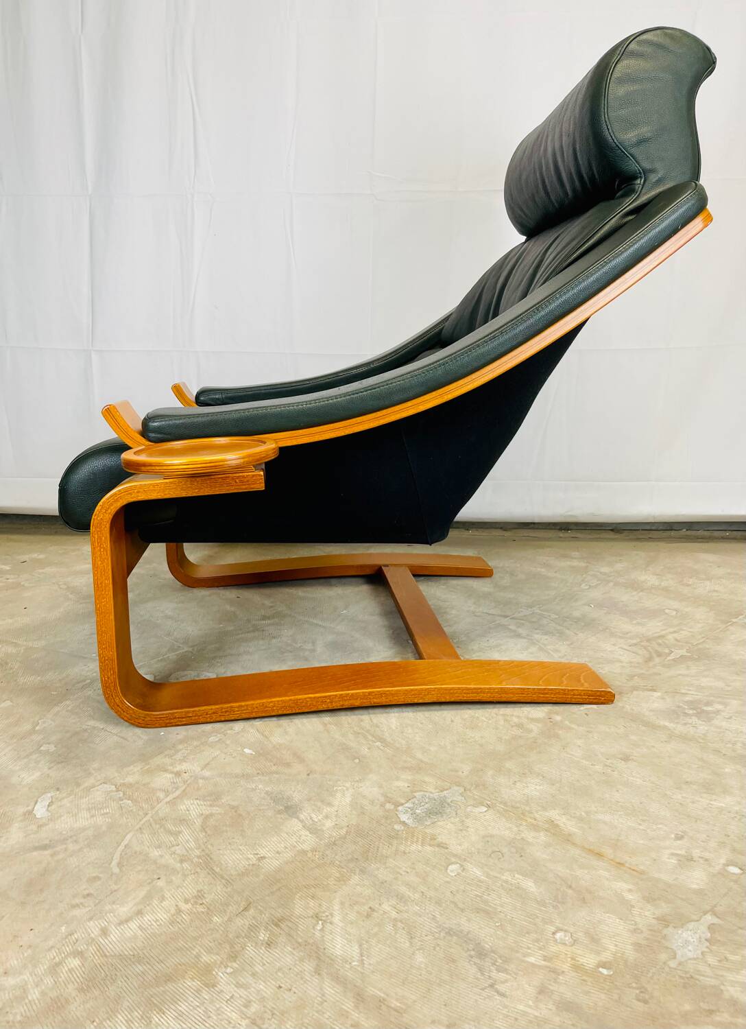 Kroken armchair and footstool by Nelo Möbel Sweden.