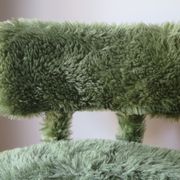 Chair armchair moumoute green pelfran (label) feet gold metal