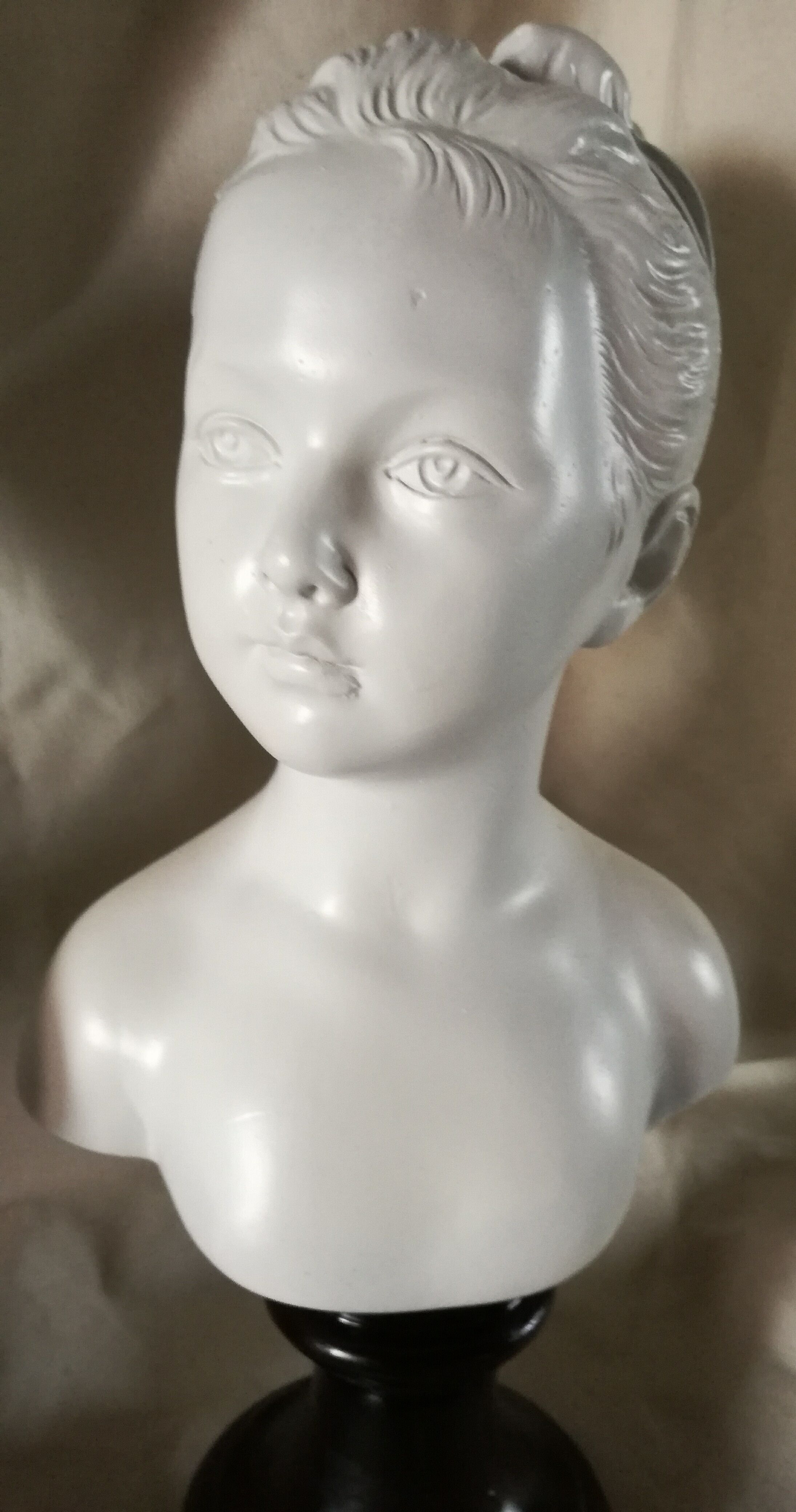 Plaster busts of Theodore Brongniard's children