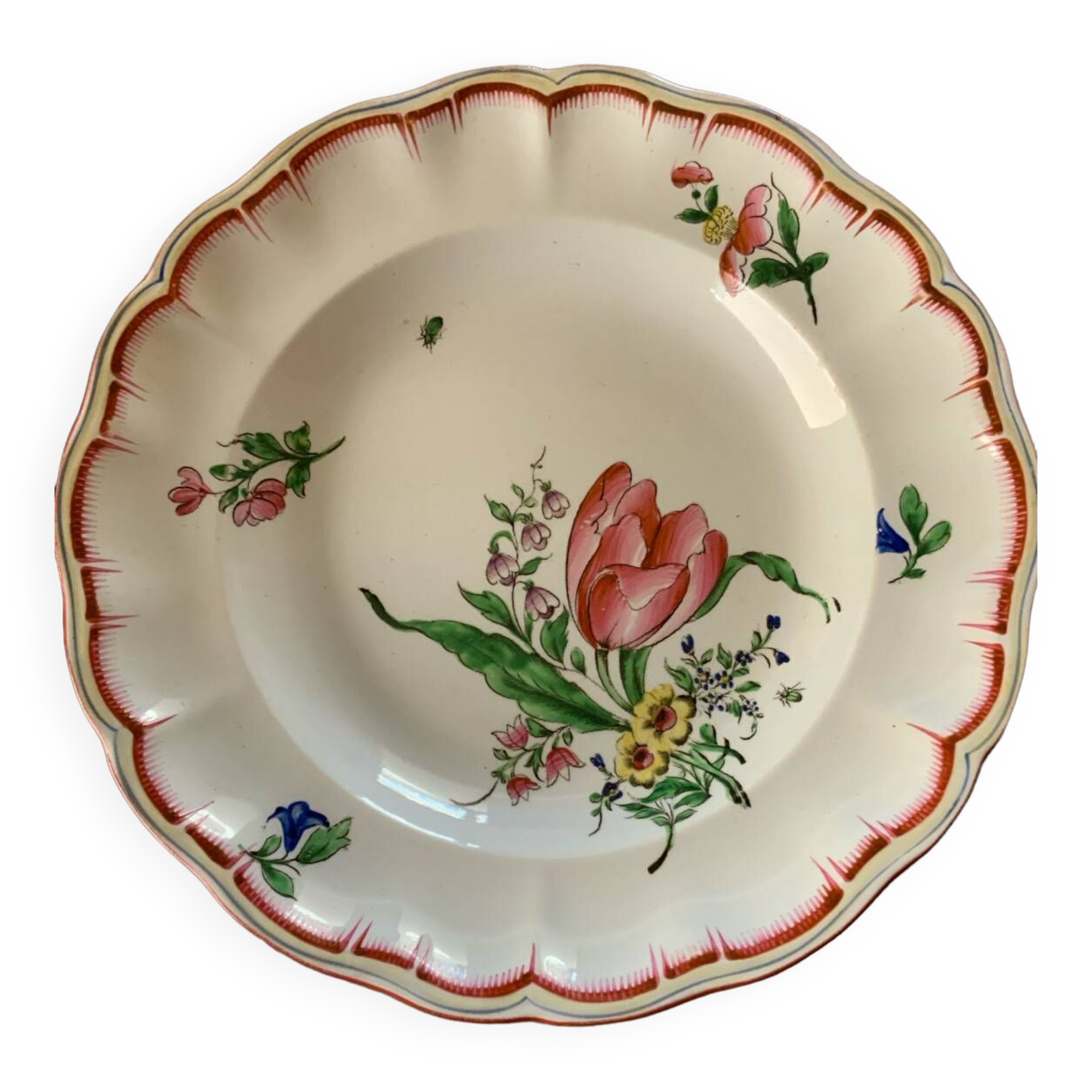 Lunéville porcelain plate