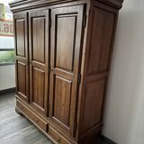 Armoire penderie merisier style Louis Philippe